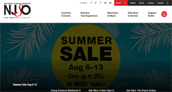 Desktop Screenshot of njsymphony.org